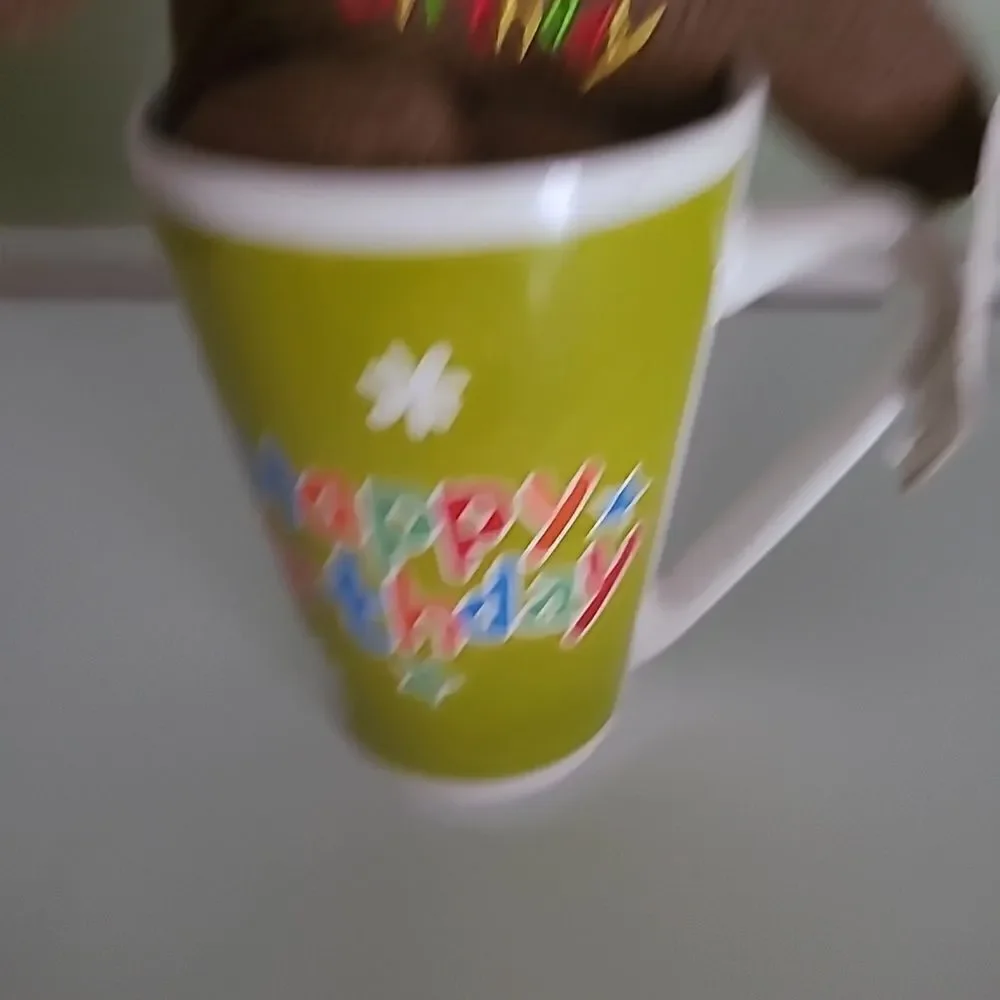 Sock Monkey with Mug Set - Picture 3 of 5